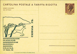 1975-cartolina Postale A Tariffa Ridotta L.20 Siracusana Con Testo A Stampa " UN - Entiers Postaux