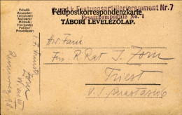 1917-Austria Feldpostkorrespodenzkarte Diretta A Trieste - Briefe U. Dokumente