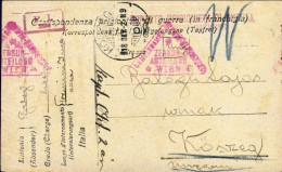 1918-Corrispondenza Prigionieri Di Guerra (in Franchigia) Da Militare Ungherese  - Marcophilia