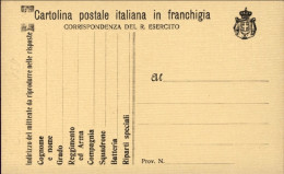 1916-CF Cartolina Postale Con Stemma Piccolo A Destra, Non Viaggiata - Marcophilie