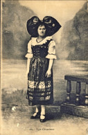 1919-Type D'Alsacienne Donna In Costume, Cartolina Viaggiata - Femmes