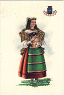 1925-donna In Costume Della Regione Lazio Disegnatore Carini - Femmes