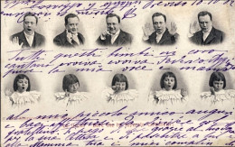 1902-Le Vocali, Bebè Che Ha Superato Cartonetti, Cartolina Viaggiata - Música