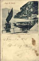1898-Riva Il Lago E La Strada Del Ponale (Brescia) - Brescia