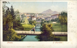 1903-Trento I Giardini Con Francobollo Austriaco - Trento