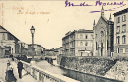 1901-Livorno Scali A.Saffi E Olandesi, Cartolina Viaggiata - Livorno