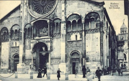 1909-Modena Facciata Del Duomo, Cartolina Viaggiata - Modena