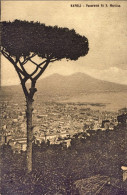 1918-Napoli Panorama Da San Martino, Cartolina Viaggiata - Napoli (Napels)