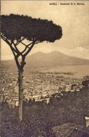 1918-Napoli Panorama Da San Martino, Cartolina Viaggiata - Napoli (Naples)