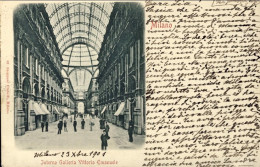 1901-"Milano Interno Galleria Vittorio Emanuele" - Milano (Milan)