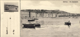 1912-"Napoli-Via Caracciolo" Cartolina Con Appendice Memorandum - Napoli (Napels)