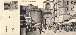 1912-"Napoli-Porta Capuana" Cartolina Con Appendice Memorandum - Napoli (Naples)
