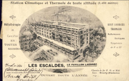 1924-Francia "Les Escaldes, Le Pavillon Laennec-station Climatique Et Thermale" - Autres & Non Classés