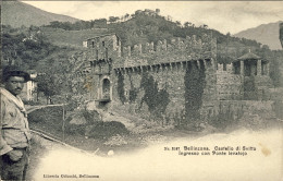 1904-Svizzera "Bellinzona Castello Di Svitto Ingresso Con Ponte Levatoio" - Autres & Non Classés