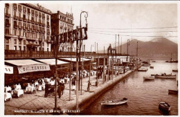 1936-cartolina Foto Non Spedita "Napoli Ristorante ZI*Teresa-Santa Lucia E I Gra - Napoli (Naples)