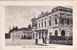 1925-Vicenza "Schio Teatro Civico E Scuole In Via P. Maraschin" - Vicenza