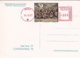 1978-Roma Cartolina Del Circolo Filatelico "F. Baracca" Natale 78 Capodanno 79 B - 1971-80: Marcophilia