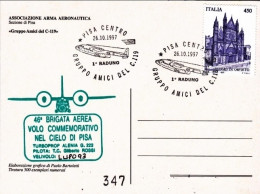 1997-cartolina Dell'associazione Arma Aeronautica Sezione Di Pisa "gruppo Amici  - Luchtpost