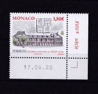 MONACO 2020 TIMBRE N°3243 NEUF** TORIGNI - Neufs