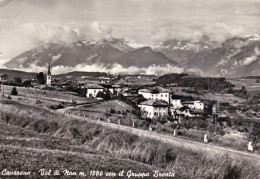1957-Cavareno Val Di Non Con Il Gruppo Brenta, Cartolina Viaggiata - Trento