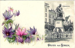 1898circa-Germania Gruss Aus Lubeck - Autres & Non Classés