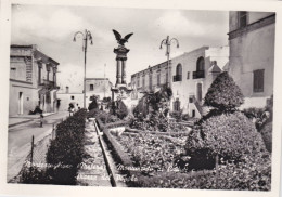 1960-Matera Montescaglioso Monumento Ai Caduti E Piazza Del Popolo, Cartolina Vi - Matera