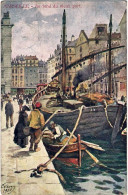 1910-Marseille Au Fond Du Vieux Port Con Intestazione Pubblicitaria A Stampa Ovu - Autres & Non Classés