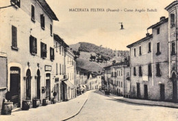 1957-Macerata Feltria Corso Angelo Battelli, Cartolina Viaggiata - Macerata