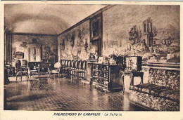 1928-cartolina Palazzasso Di Garaglio La Galleria Annullo Frazionario Di Lonato  - Brescia