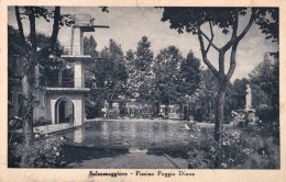 1935-Parma Salsomaggiore Piscina Poggio Diana, Cartolina Viaggiata - Parma