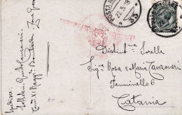 1918-cartolina Scritta Da Militare Con Annullo Di Posta Militare 33, E Bolli Ros - Guerre 1914-18