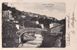 1906-San Remo Vieux Pont, Cartolina Viaggiata - San Remo