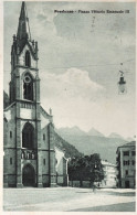 1920-Trento Predazzo-piazza Vittorio Emanuele III, Annullo Di Foggia Austriaca - Trento