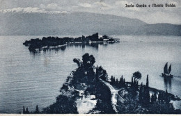 1930circa-foglietto Cartolina Stampato Su Entrambi I Lati "Isola Garda Castello  - Brescia