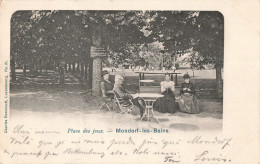 & Luxembourg Mondorf Les Bains Place Des Jeux  CPA + Timbre Grand Duché Cachet 1902 - Luxemburg - Stadt