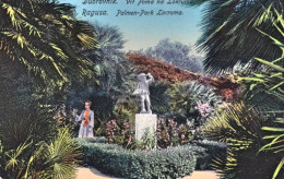 1914-Dubrovnik Vrt Poma Na Lokrumu-Ragusa Palmen Park Lacroma, Cartolina Viaggia - Croatia