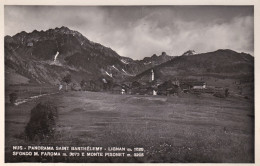 1952-Aosta Nus Panorama Saint Barthelemy-Lignan, Cartolina Viaggiata - Aosta