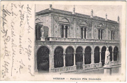 1905-cartolina Di Verona Palazzo Fra Giocondo Viaggiata - Verona