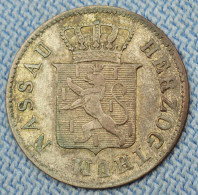 Nassau • 3 Kreuzer 1847  •  Adolph • German States • Ag 338 ‰  = 1/20 Gulden • [24-872] - Groschen & Andere Kleinmünzen