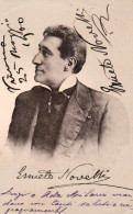 1900-autografo Originale Di Ermete Novelli (Lucca 1851-Napoli1919) Celebre Attor - Altri & Non Classificati