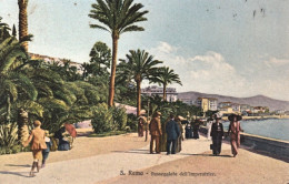 1916-Sanremo Passeggiata Dell'imperatrice, Cartolina Viaggiata - San Remo