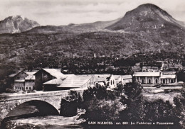 1951-San Marcel La Fabbrica E Panorama, Con Annullo Meccanico Obbligazioni 6 Per - Aosta