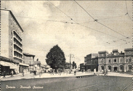 1957-Brescia Piazzale Stazione Cartolina Viaggiata - Brescia