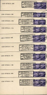 1953-raccolta Completa Delle 20 Tappe Del 36^ Giro D'Italia Tutte Affrancate Con - 1946-60: Marcophilie