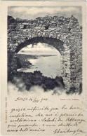 1900-cartolina Di Alassio Arco A Santa Croce Affrancata 10c.Umberto I In Arrivo  - Savona