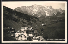 AK Dienten Am Hochkönig, Ortsansicht Mit Gasthof Hochkönig  - Autres & Non Classés