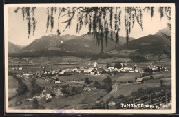 AK Tamsweg, Ortsansicht Mit Kirche Gegen Die Berge  - Other & Unclassified