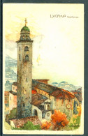 11481 TI - LUGANO - S. Lorenzo - Litho Di Manuel Wieland (illustratore) - Altri & Non Classificati