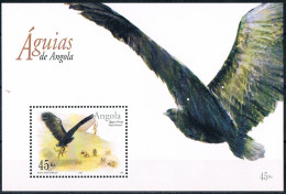 Bloc Sheet Oiseaux Rapaces Aigles Birds Of Prey  Eagles Raptors   Neuf  MNH **  Angola 2003 - Arends & Roofvogels