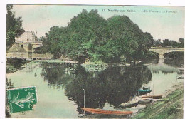 75 NEUILLY SUR SEINE Carte Postale L'ile D'amour, Le Passage  Cachet Arrivée à ANNONAY 266 - The River Seine And Its Banks